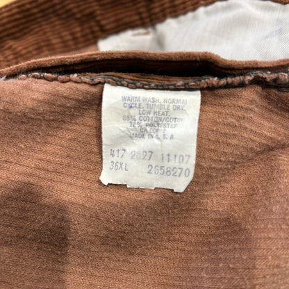 70's Lee 417-2827 コーデュロイフレアパンツ ブーツカット ブラウン(W36)/B0240P-SO