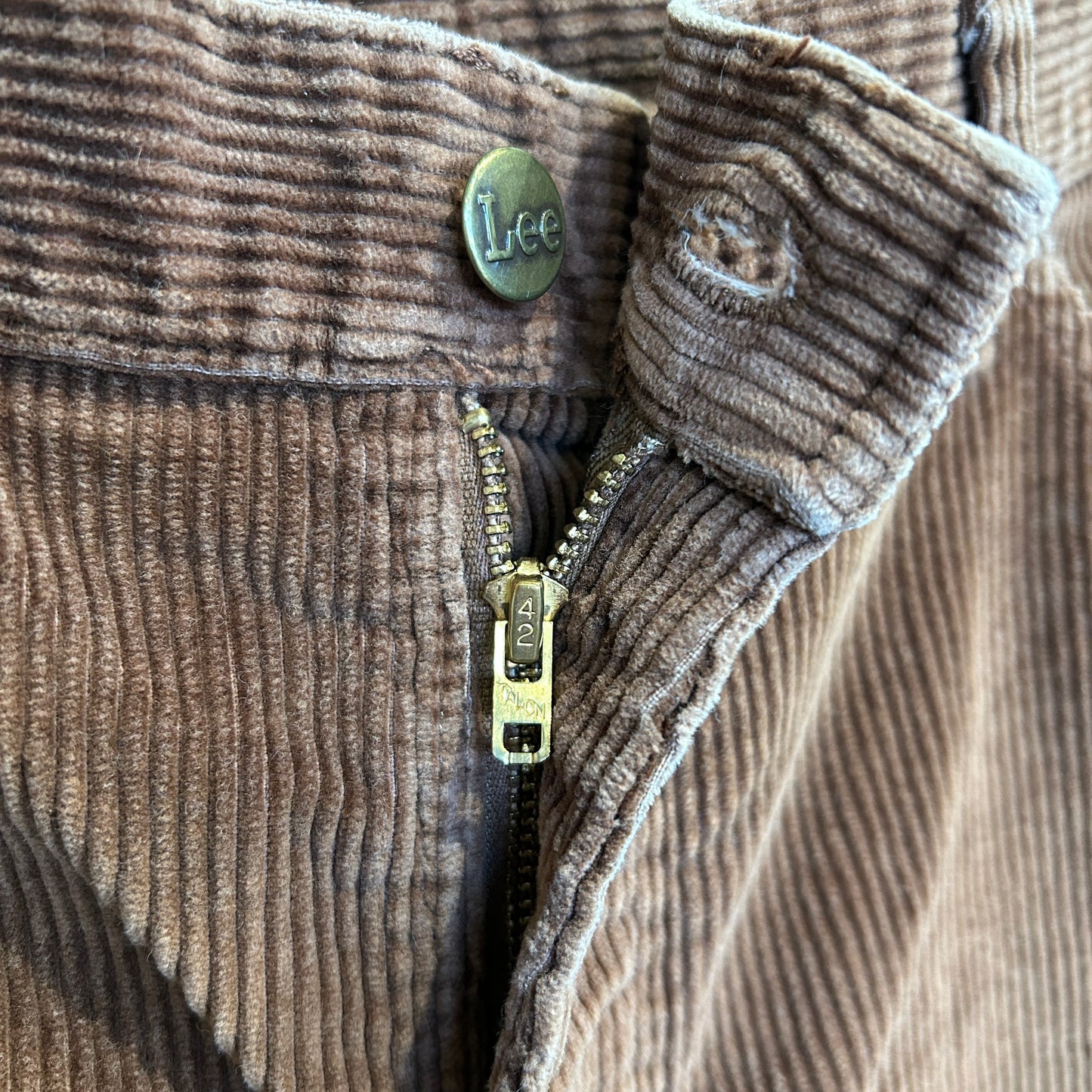 70's Lee 417-2827 コーデュロイフレアパンツ ブーツカット ブラウン(W36)/B0240P-SO