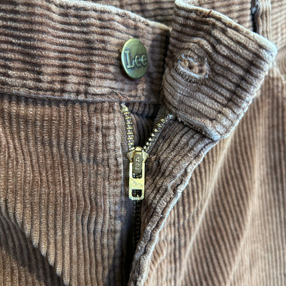 70's Lee 417-2827 コーデュロイフレアパンツ ブーツカット ブラウン(W36)/B0240P-SO