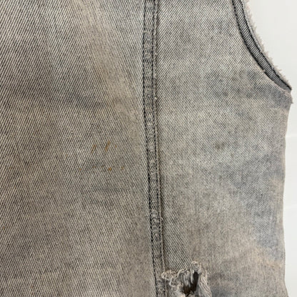80's Levi's リーバイス ボアデニムベスト 白グレー (XL)/A5328V-SO