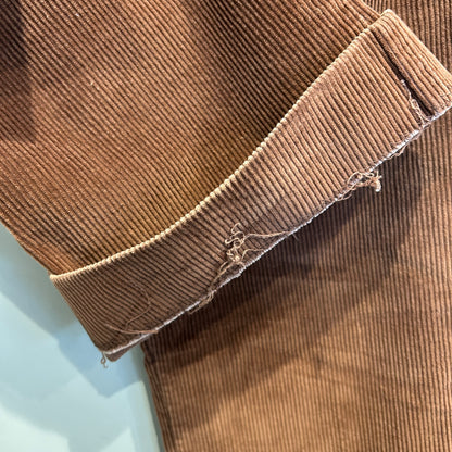 70's Lee 417-2827 コーデュロイフレアパンツ ブーツカット ブラウン(W36)/B0240P-SO