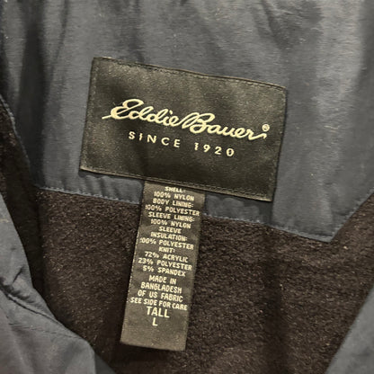 00's Eddie Bauer ナイロンジャケット 紺 (tall L)/A8962J-SO
