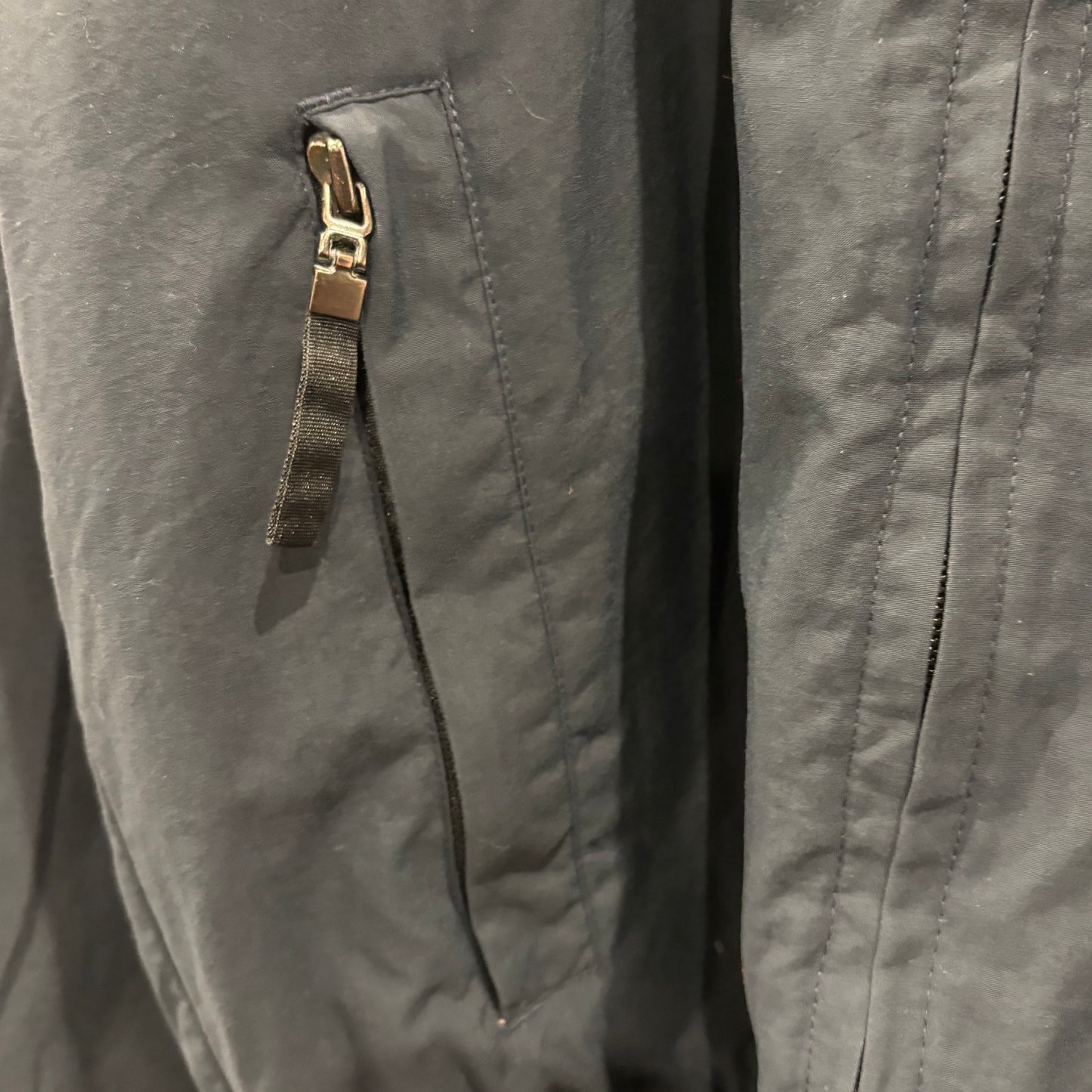 00's Eddie Bauer ナイロンジャケット 紺 (tall L)/A8962J-SO
