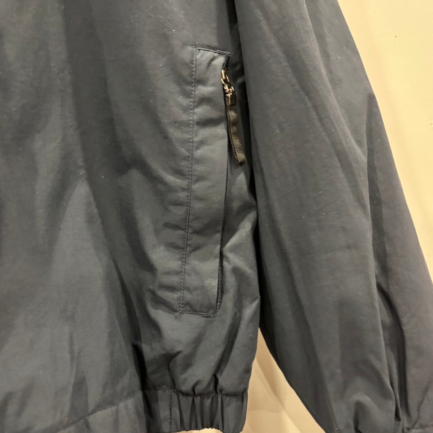 00's Eddie Bauer ナイロンジャケット 紺 (tall L)/A8962J-SO