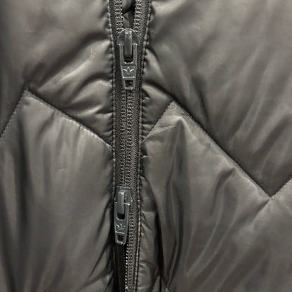 00's Adidas ダブルジップ キルティングジャケット 黒 (XL)/A9861J-SO