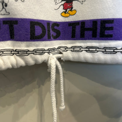 90's Mickey by Jerry Leigh "What Up Mic" フーディ 白 (ONE SIZE)/C1424S-SO