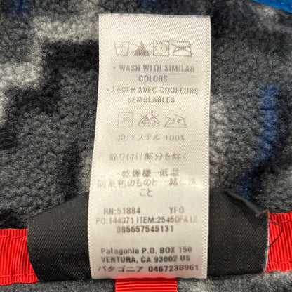 FA12 Patagonia パタゴニア スナップT 総柄 フリース プルオーバー ヤナバ フォージグレー (M) /A9847F-SO