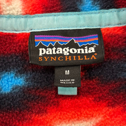 FA15 Patagonia パタゴニア ウィメンズ スナップT ネイティブ柄 シンチラ レッドネイビー (M) /A9853F-SO