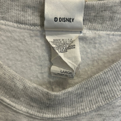 90's ~ The Disney catalog ミッキー＆グーフィ＆ドナルド ディズニースウェット 白 (L)/C1425S-SO
