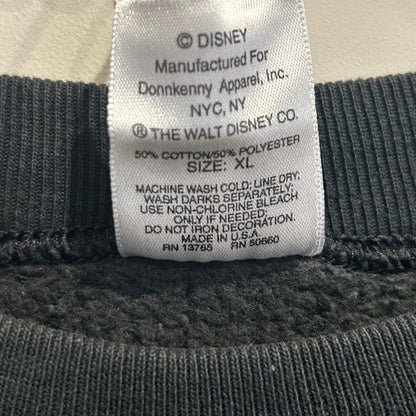 90's Mickey & Co. グーフィー "THIS END UP" ディズニースウェット 黒 (XL)/C1426S-SO