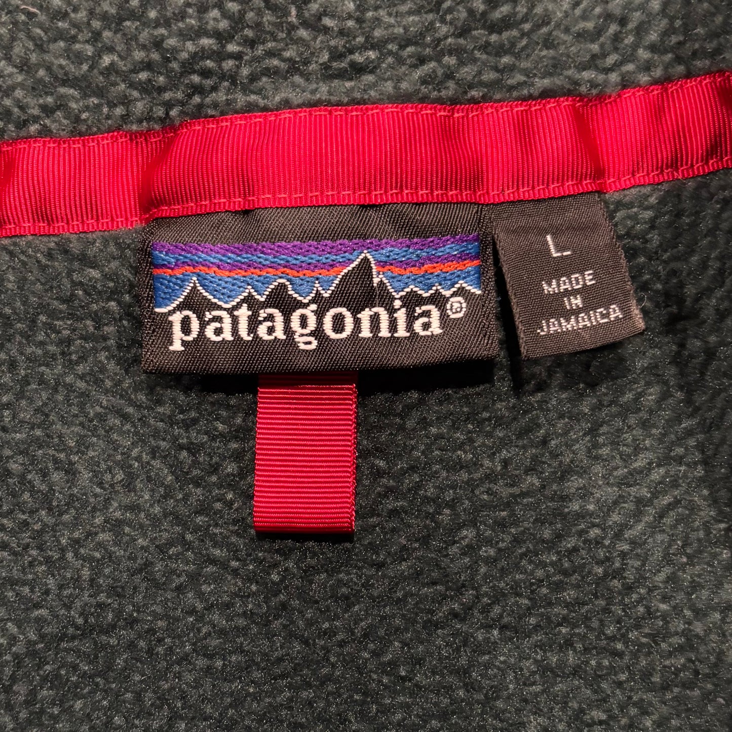 90's Patagonia パタゴニア スナップT シンチラ フリース プルオーバー 深緑 (L) /A9843F-SO