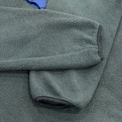 90's Patagonia パタゴニア スナップT シンチラ フリース プルオーバー 深緑 (L) /A9843F-SO