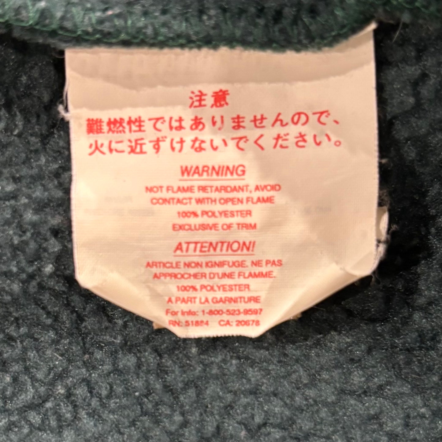 90's Patagonia パタゴニア スナップT シンチラ フリース プルオーバー 深緑 (L) /A9843F-SO