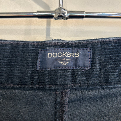00's DOCKERS タック入り コーデュロイパンツ 紺 (36×29)/B4090P-SO