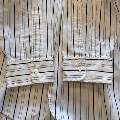 00's Polo by Ralph Lauren band collar shirt (L)/A6336SH-SO