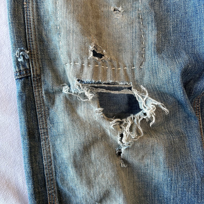 50' RED BALL デニムペインターパンツ ワークパンツ 襤褸/A9608P-SO