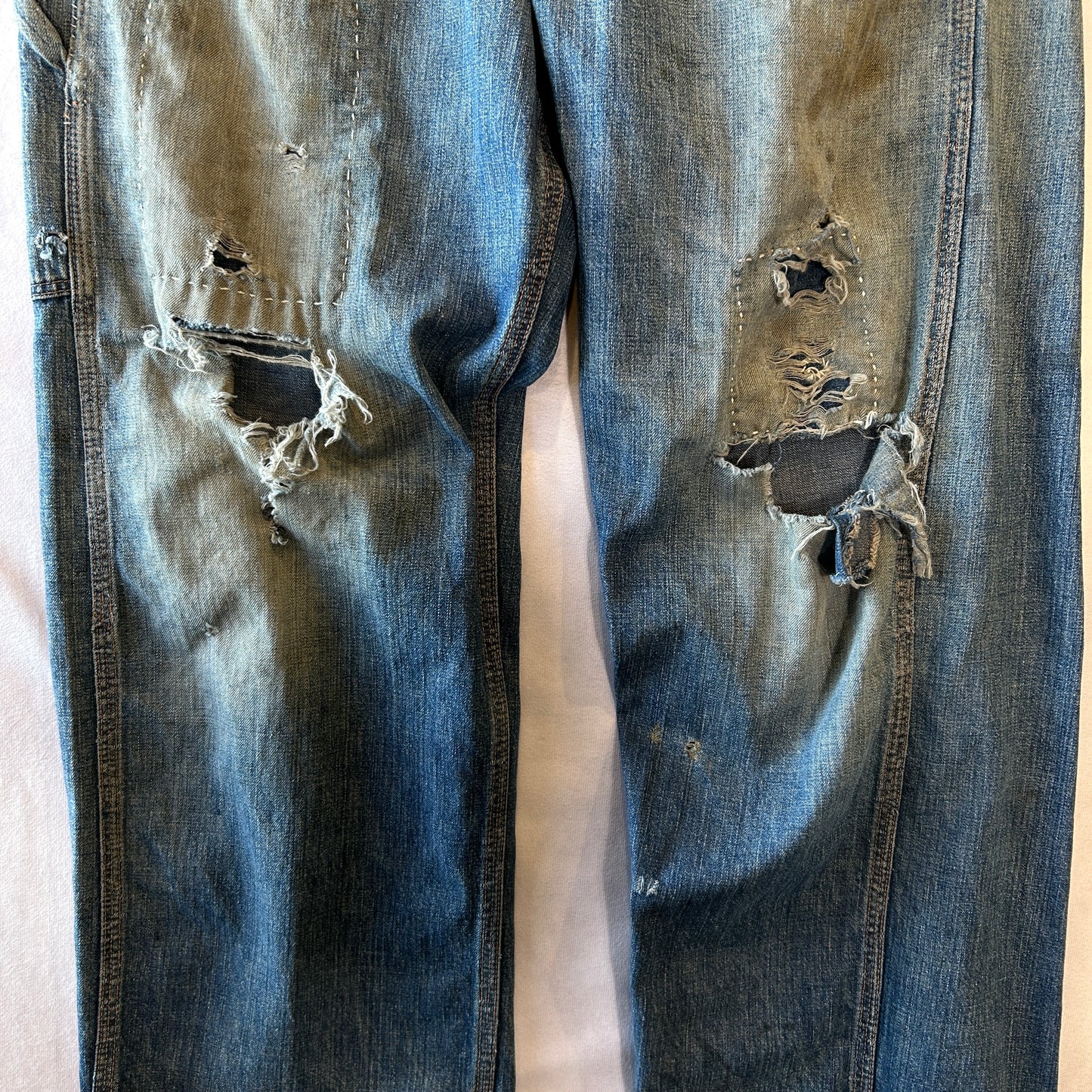 50' RED BALL デニムペインターパンツ ワークパンツ 襤褸/A9608P-SO