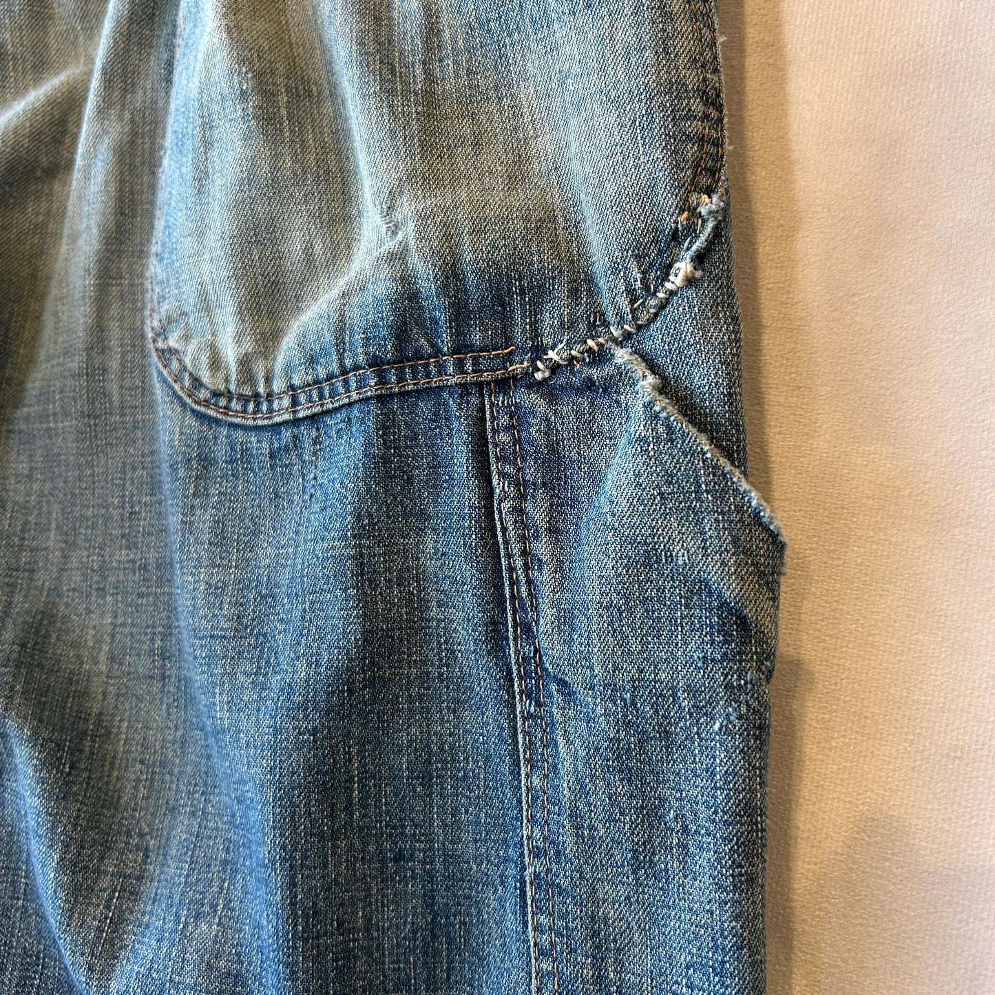 50' RED BALL デニムペインターパンツ ワークパンツ 襤褸/A9608P-SO