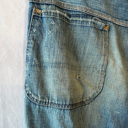 50' RED BALL デニムペインターパンツ ワークパンツ 襤褸/A9608P-SO