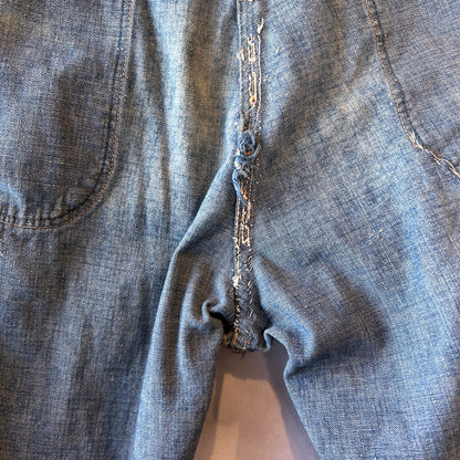 50' RED BALL デニムペインターパンツ ワークパンツ 襤褸/A9608P-SO