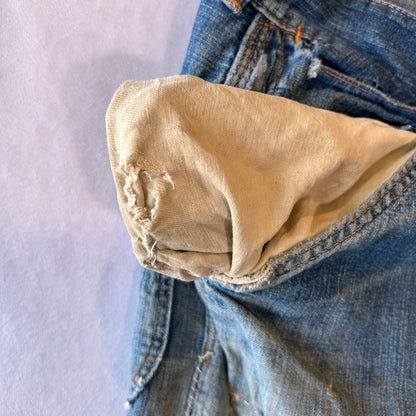 50' RED BALL デニムペインターパンツ ワークパンツ 襤褸/A9608P-SO