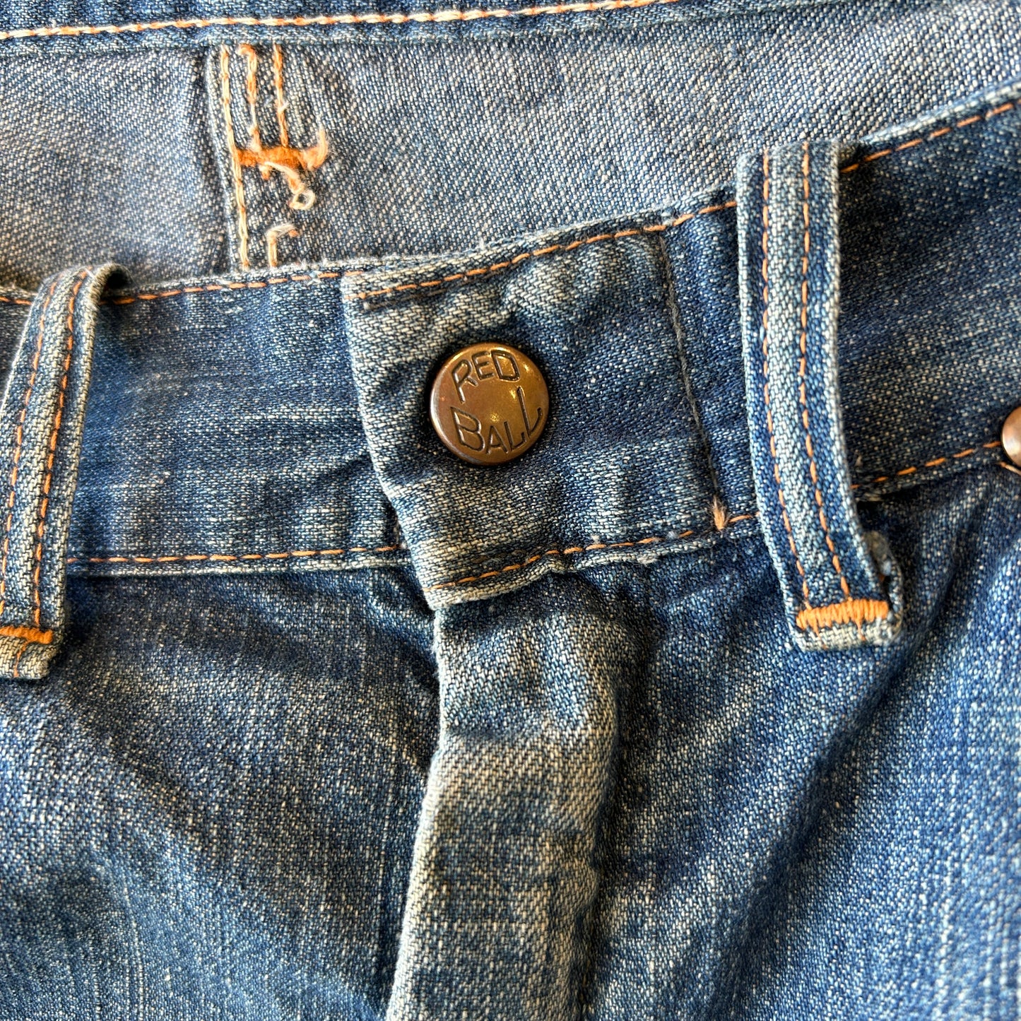 50' RED BALL デニムペインターパンツ ワークパンツ 襤褸/A9608P-SO