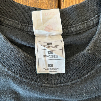 00's Fruit of The Loom IL CIRCO イタリア サーカスTシャツ 黒(XL)/A7526T-SO