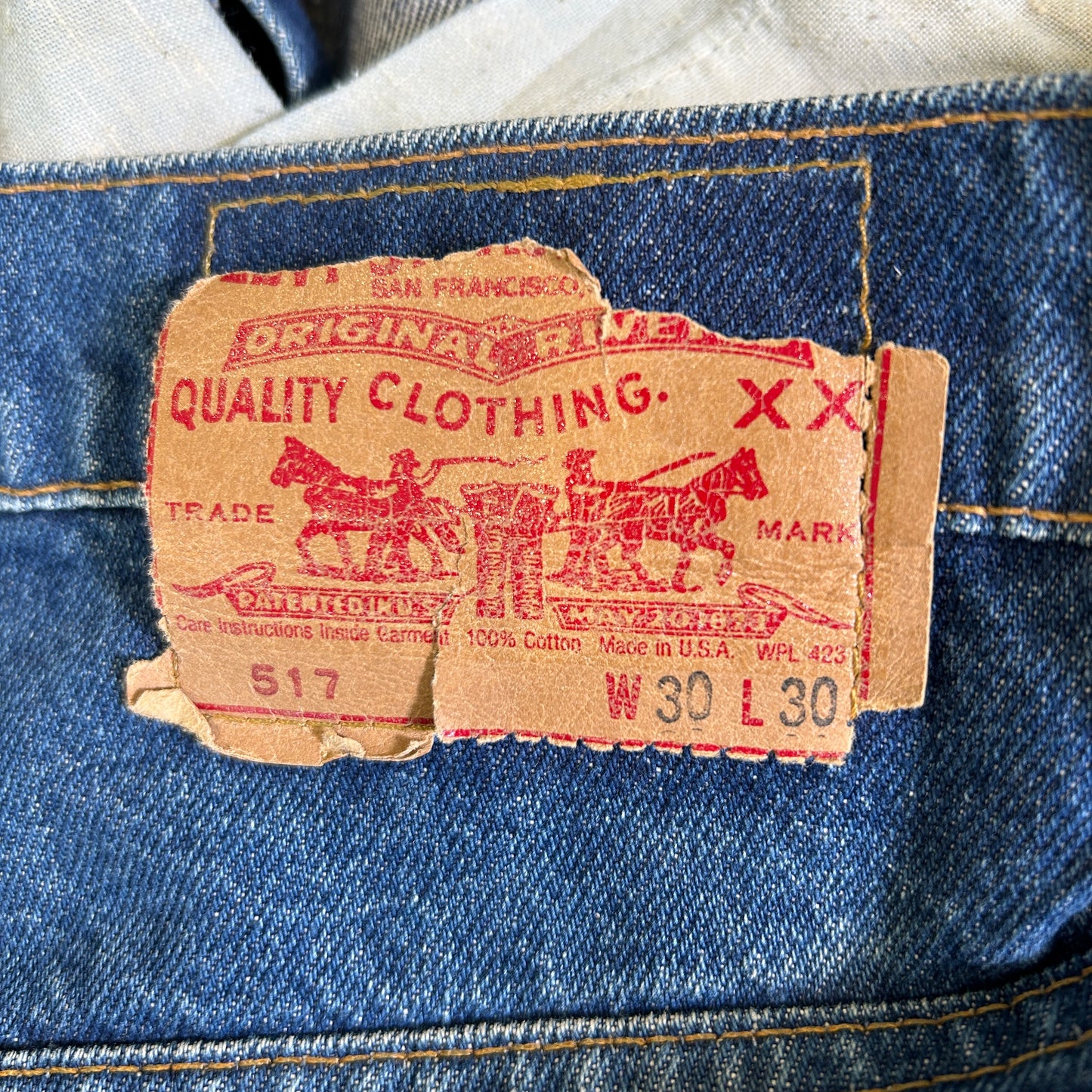 80's Levi's リーバイス 517 デニムパンツ ブーツカット USA製 (30×30)/A9574P-SO
