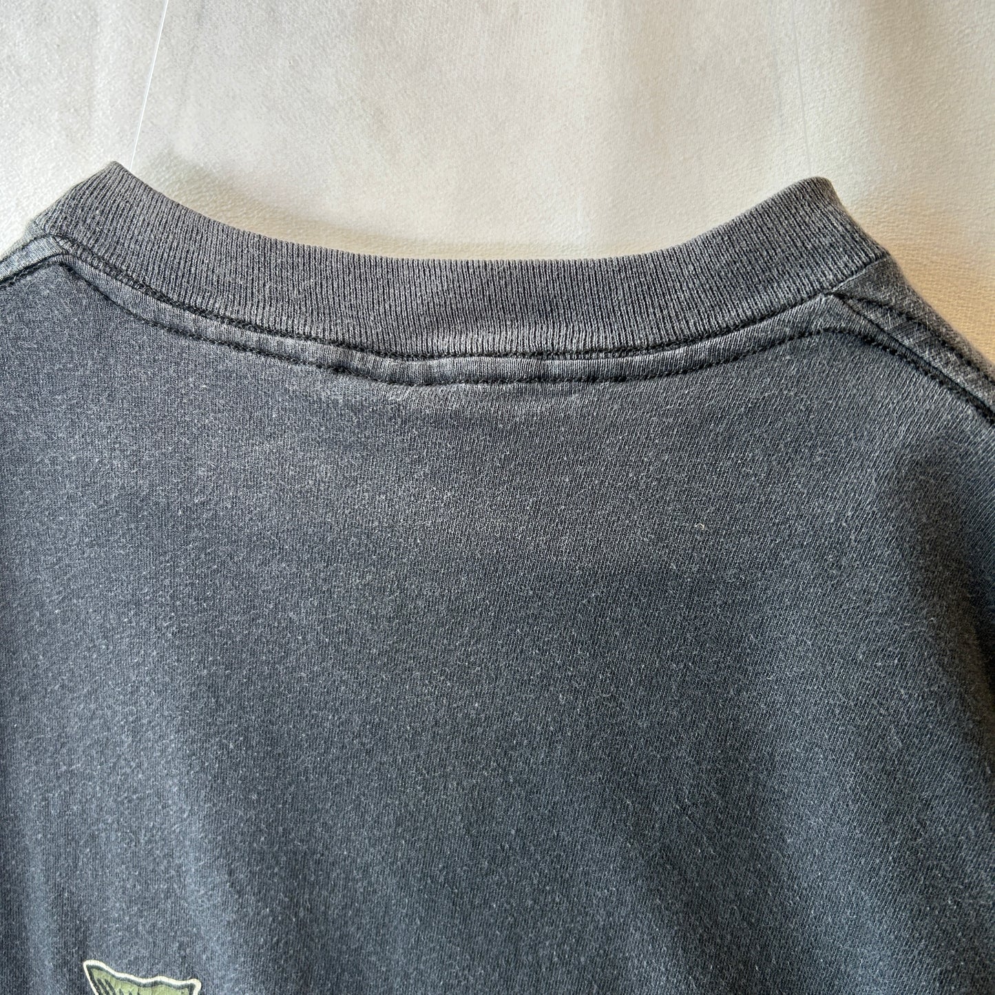 80's Stussy ステューシー Don't Take The Bite... 魚 Tシャツ ブラック (L)/C0434T-SO