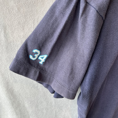 90's Stussy ステューシー LA Lakers ロゴTシャツ USA製 ネイビー(XL)/C0438T-SO