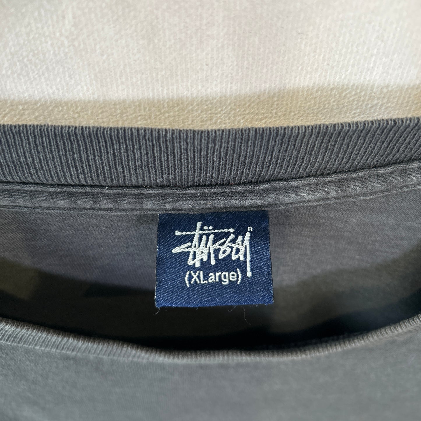 90's Stussy ステューシー Stussy London ロゴTシャツ　ブラック(XL)/C0743T-SO