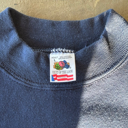 90's Fruit of the loom SGS ASST.COACH スウェットシャツ 紺(L)/B3396S-SO