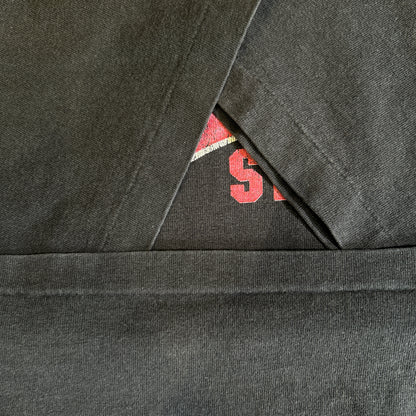 90's Stussy ステューシー Stussy London ロゴTシャツ　ブラック(XL)/C0743T-SO