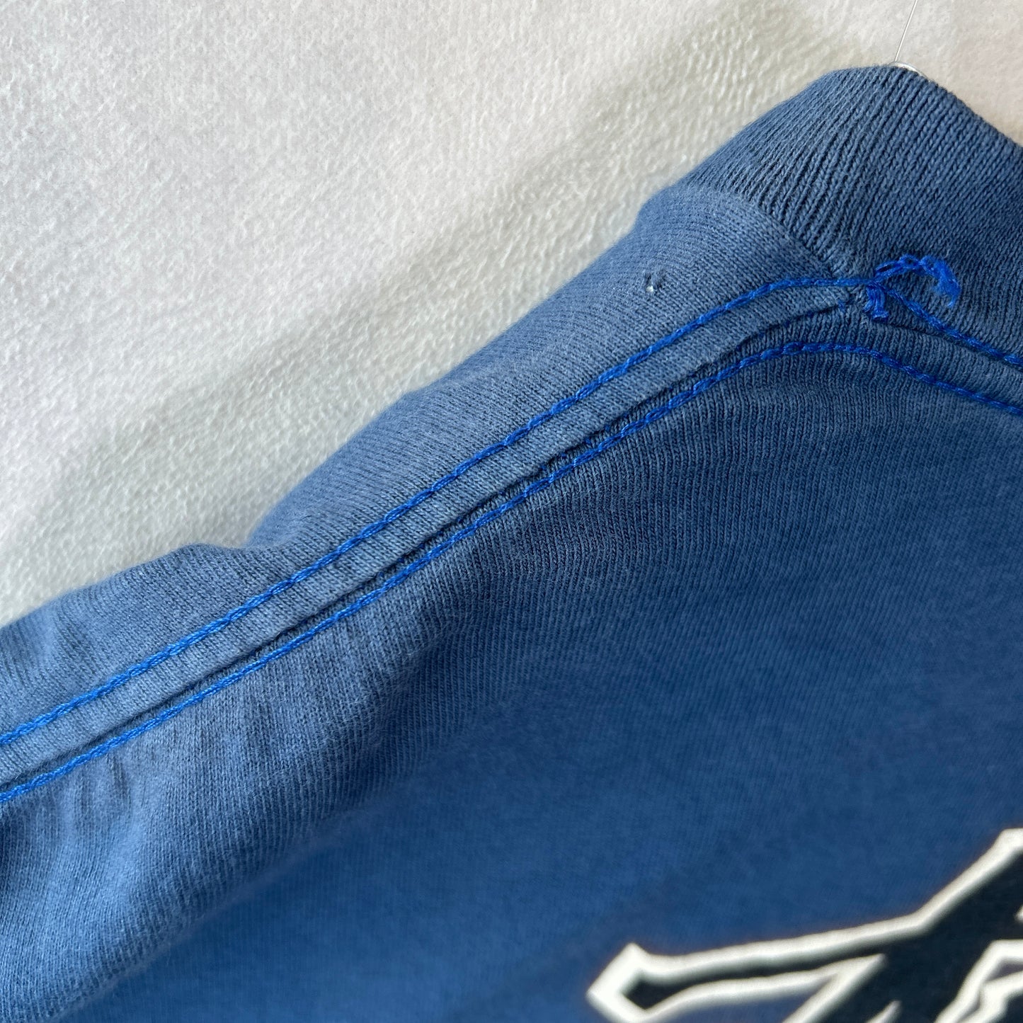 80's Old Stussy ステューシー World Tribe ロゴロンT ブルー 長袖 (L)/C0507T-SO