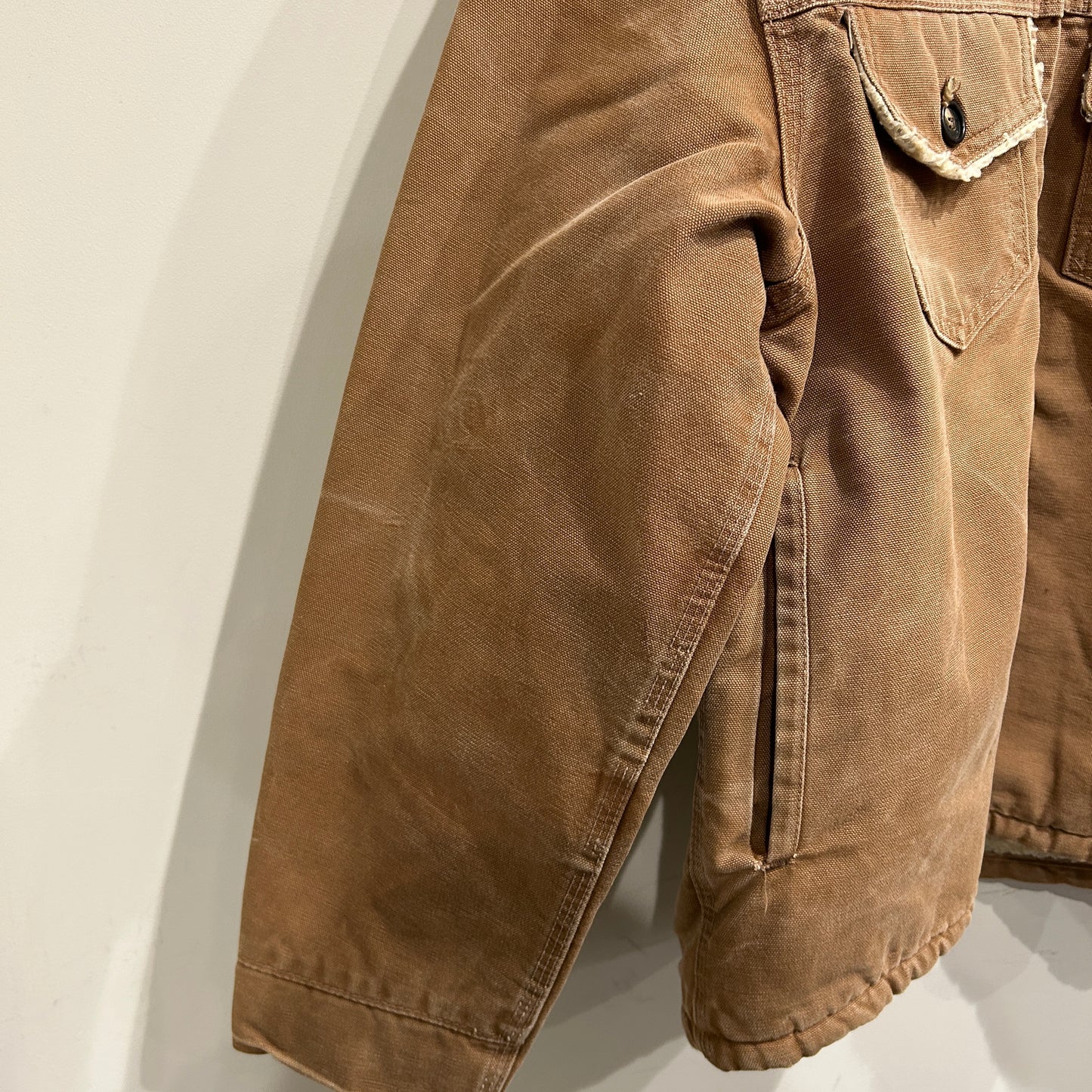 70's Carhartt カーハート ダックボアジャケット ブラウン(42)/A0218J-SO