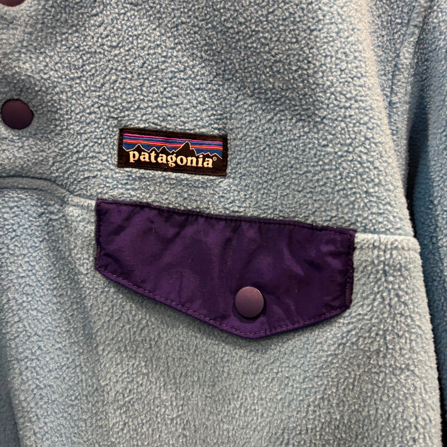 2015 (SP15) Patagonia パタゴニア シンチラ スナップT フリース 水色 (Women's M )/C0100F-SO