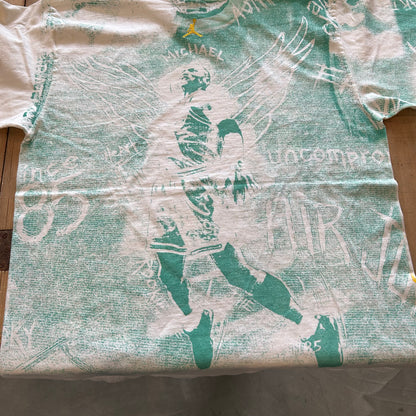 00's AIR JORDAN オールオーバープリントTシャツ (L)/A3578T-S