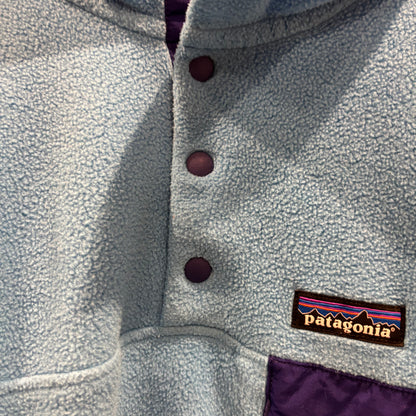 2015 (SP15) Patagonia パタゴニア シンチラ スナップT フリース 水色 (Women's M )/C0100F-SO