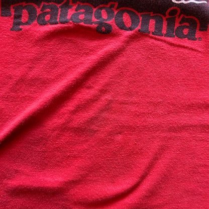 80's SCREEN STARS Patagonia ロゴT 赤(L)/A2703T-SO