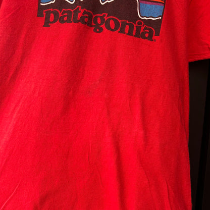 80's SCREEN STARS Patagonia ロゴT 赤(L)/A2703T-SO