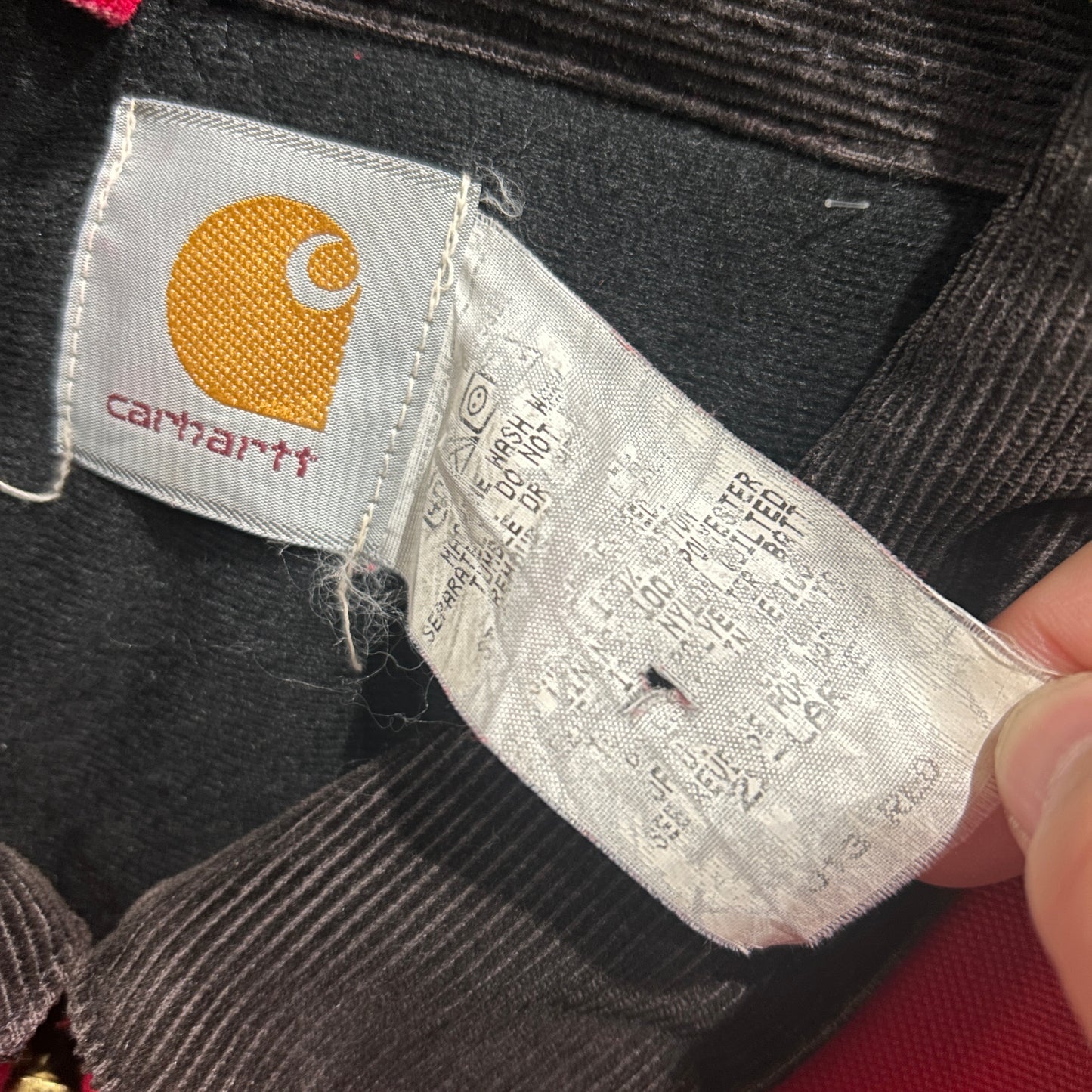 90's Carhartt カーハート サンタフェジャケット 赤 (2XL)/A4906O-SO