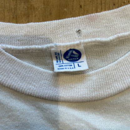 80's ARTEX スヌーピー GO TEAM! フットボールTシャツ (L)/A7304T-SO