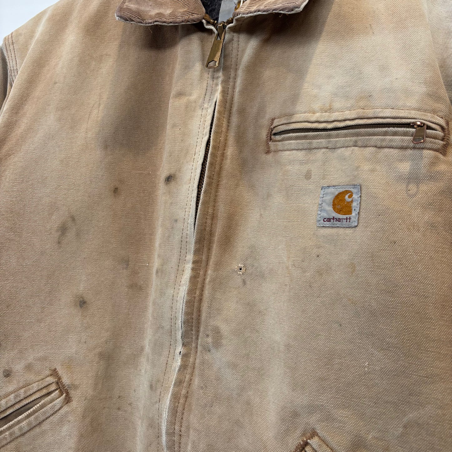 00's Carhartt カーハート デトロイトジャケット ベージュ (推定M) /A9794J-SO