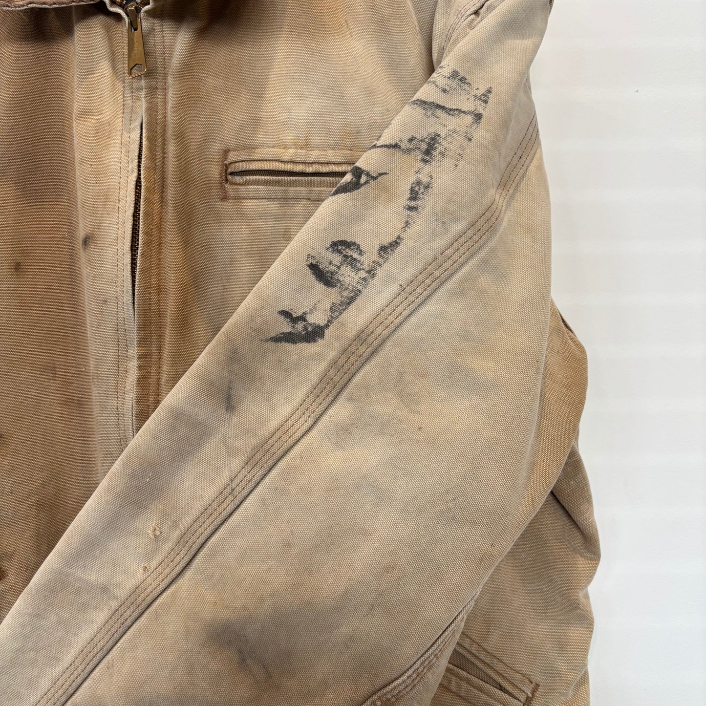 00's Carhartt カーハート デトロイトジャケット ベージュ (推定M) /A9794J-SO