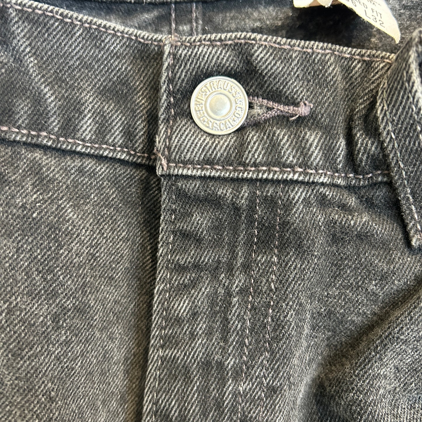 90's Levi's リーバイス 550 ブラックデニムパンツ 黒 (36×32)/C0745BP-SO