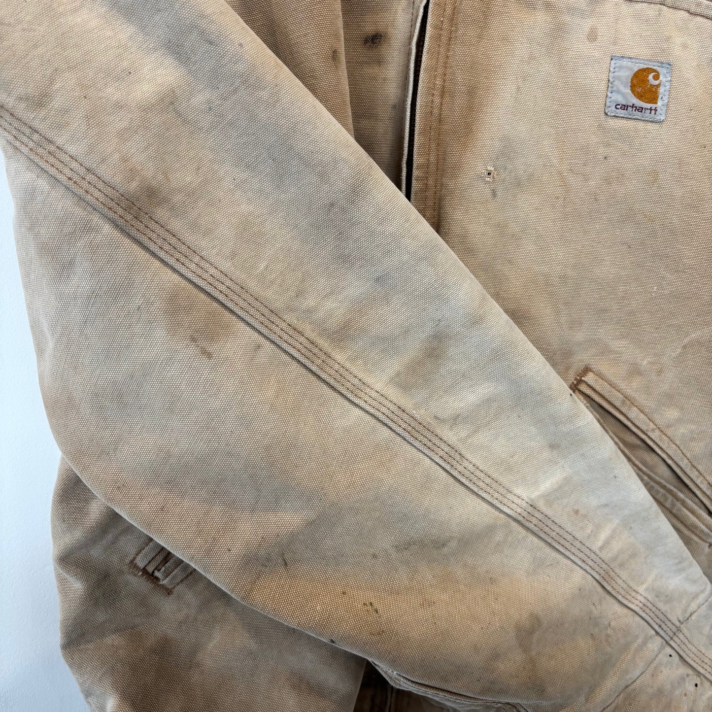 00's Carhartt カーハート デトロイトジャケット ベージュ (推定M) /A9794J-SO