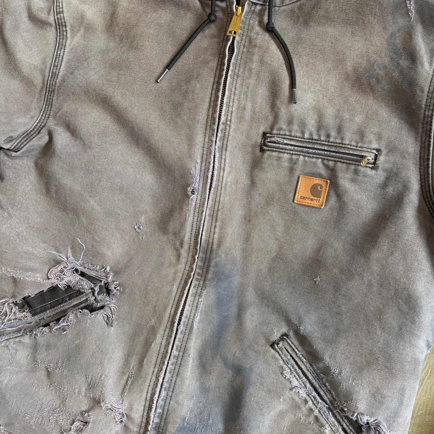 Carhartt カーハート シエラジャケット J141 BLK (グレー系）(M) /A9819J-SO