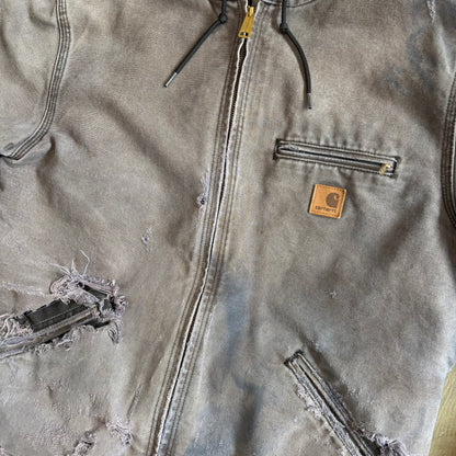 Carhartt カーハート シエラジャケット J141 BLK (グレー系）(M) /A9819J-SO