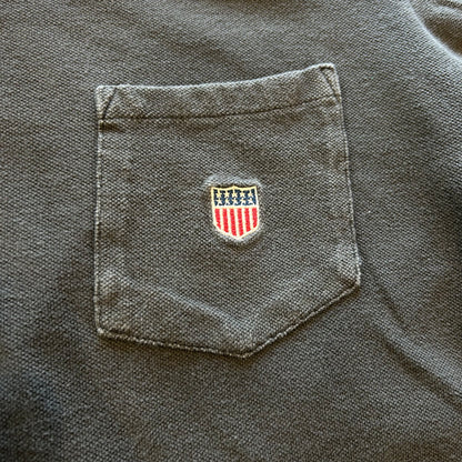 90's POLO COUNTORY ラルフローレン 鹿の子ポケTシャツ (S)/A2758T-O