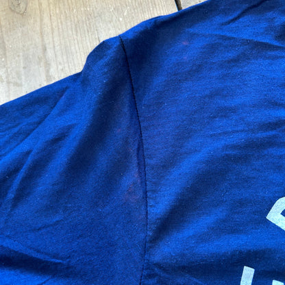 70's Hanes vice Drugs&the law ヒューストン大学 カレッジTシャツ紺色(L)/A6362T-SO